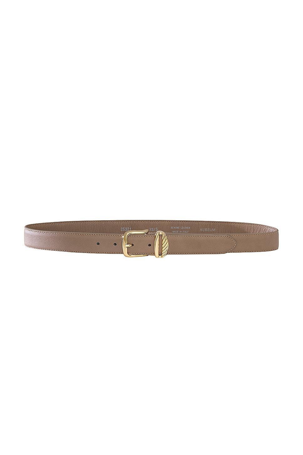 AUREUM Brown & Gold French Rope Belt Product Image