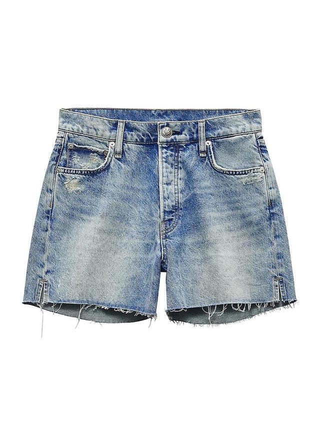 Womens Cut-Off Denim Shorts Product Image