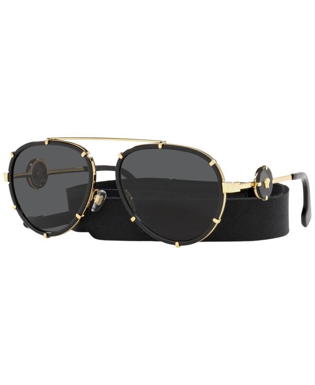 Versace Unisex Ve2232 61mm Aviator Sunglasses Product Image