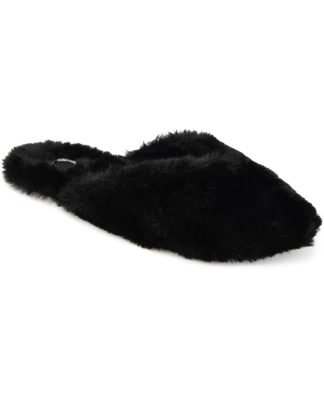 Journee Collection Womens Sundown Faux Fur Slipper Product Image