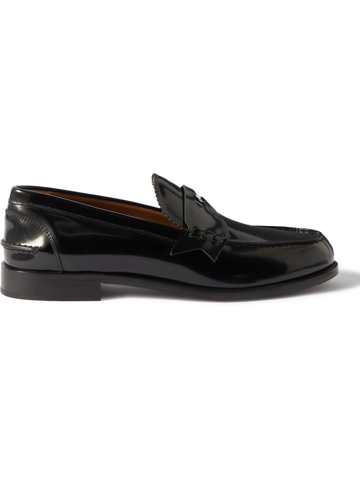 CHRISTIAN LOUBOUTIN Leather Loafer In Black Product Image