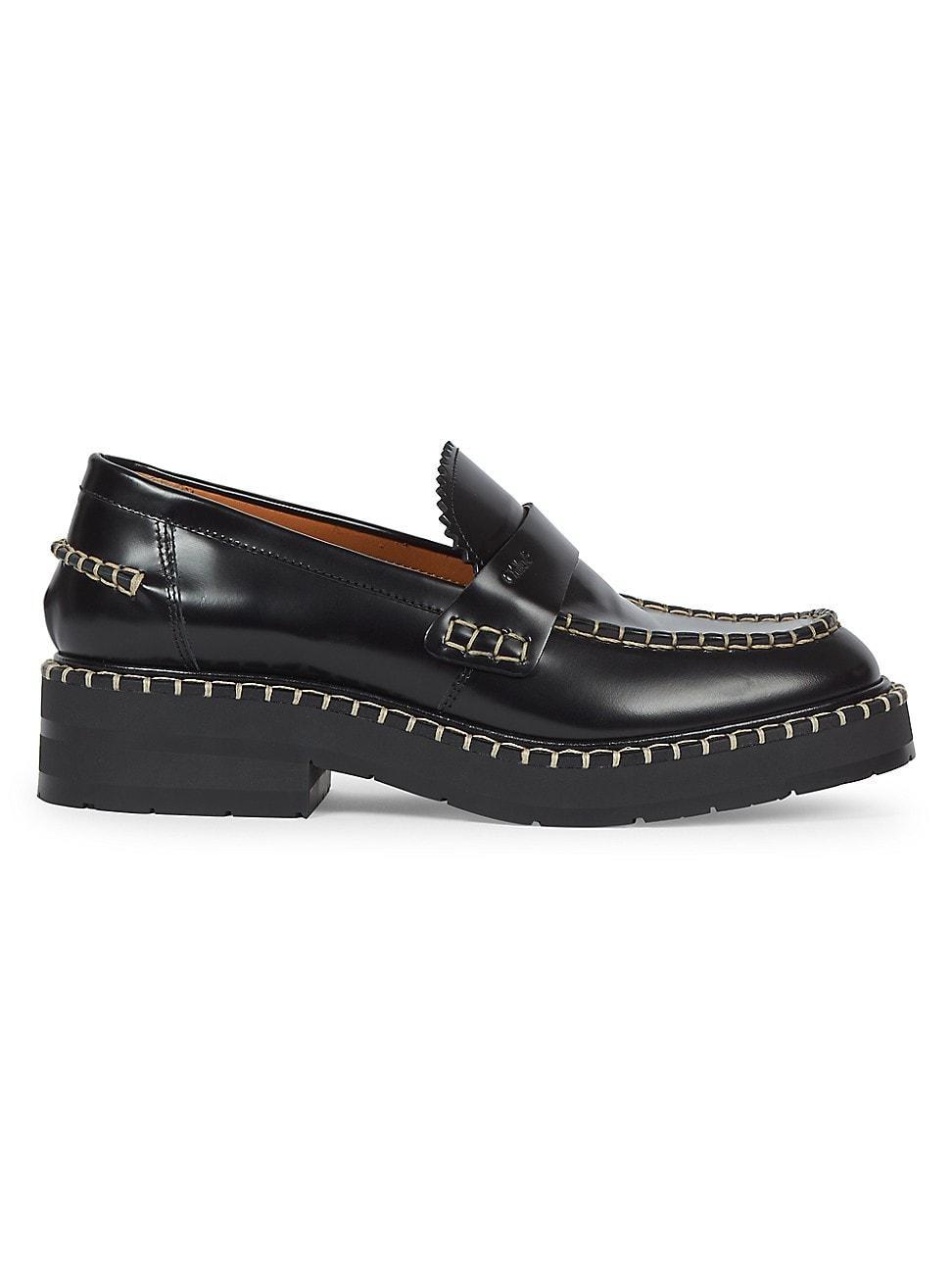 Womens Noua Leather Loafers product image