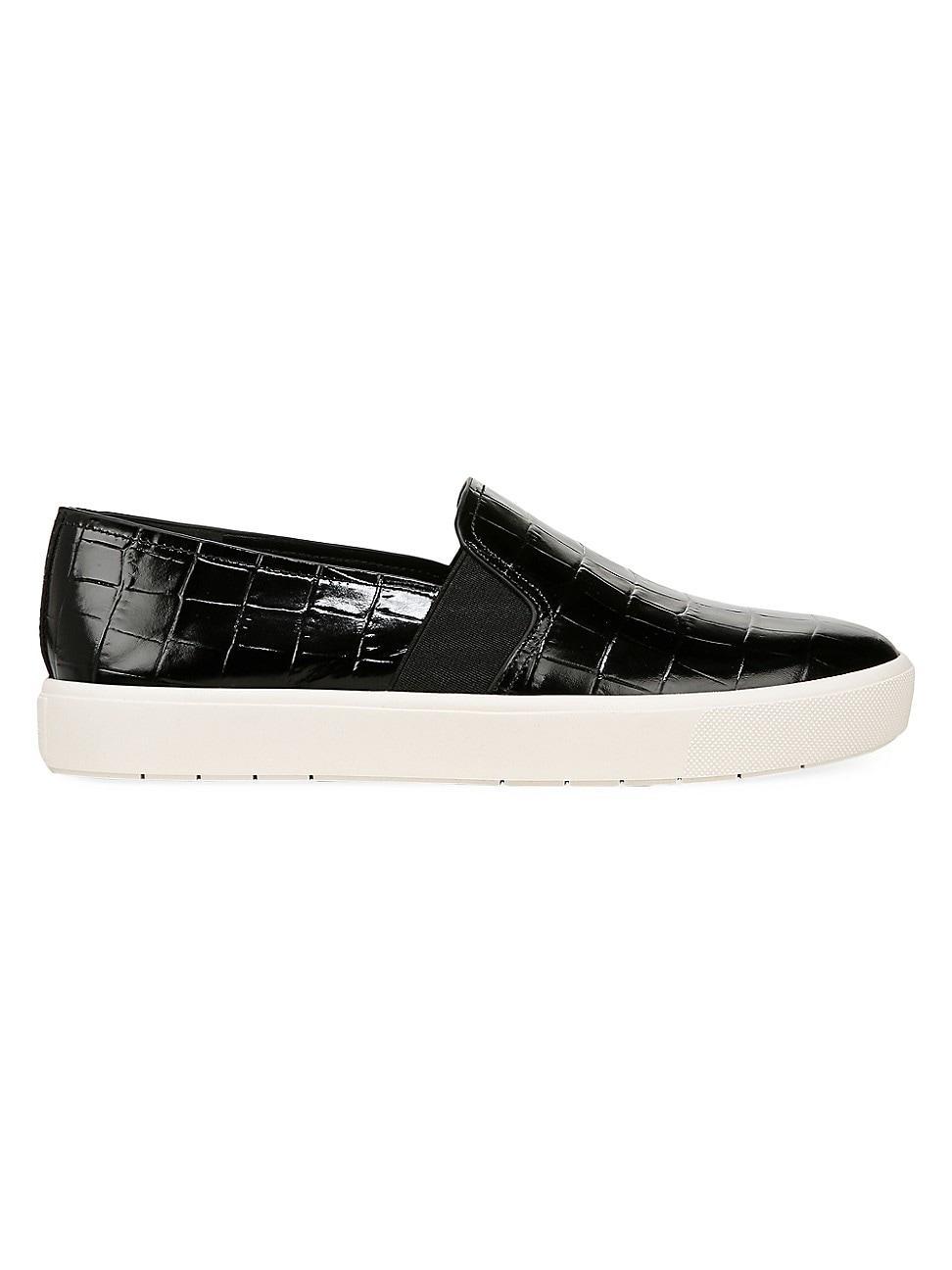 Womens Blair II Embossed Leather Slip-On Sneakers Product Image