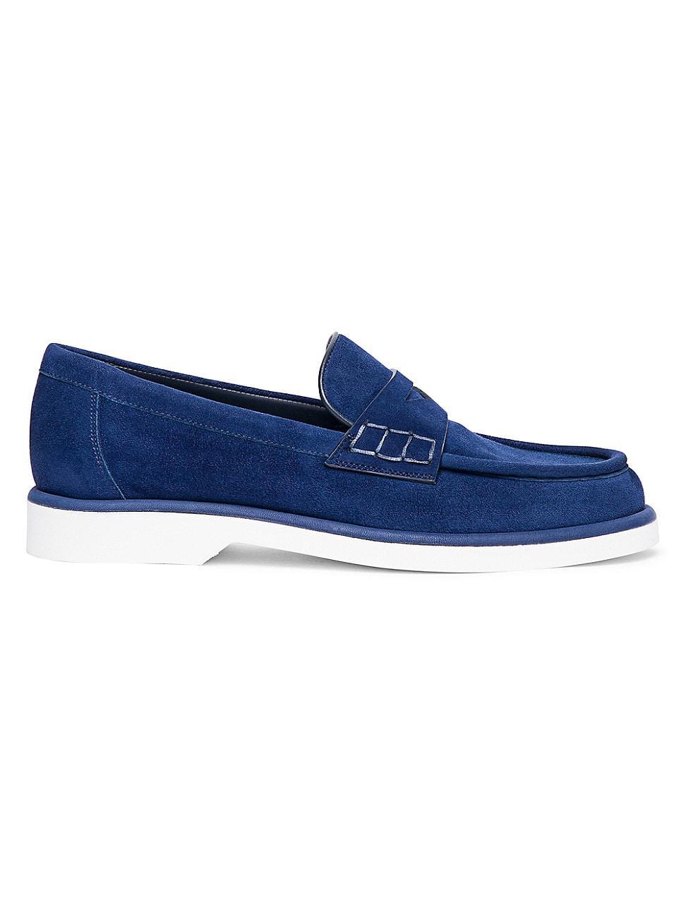 Womens Suede Penny Loafers Product Image