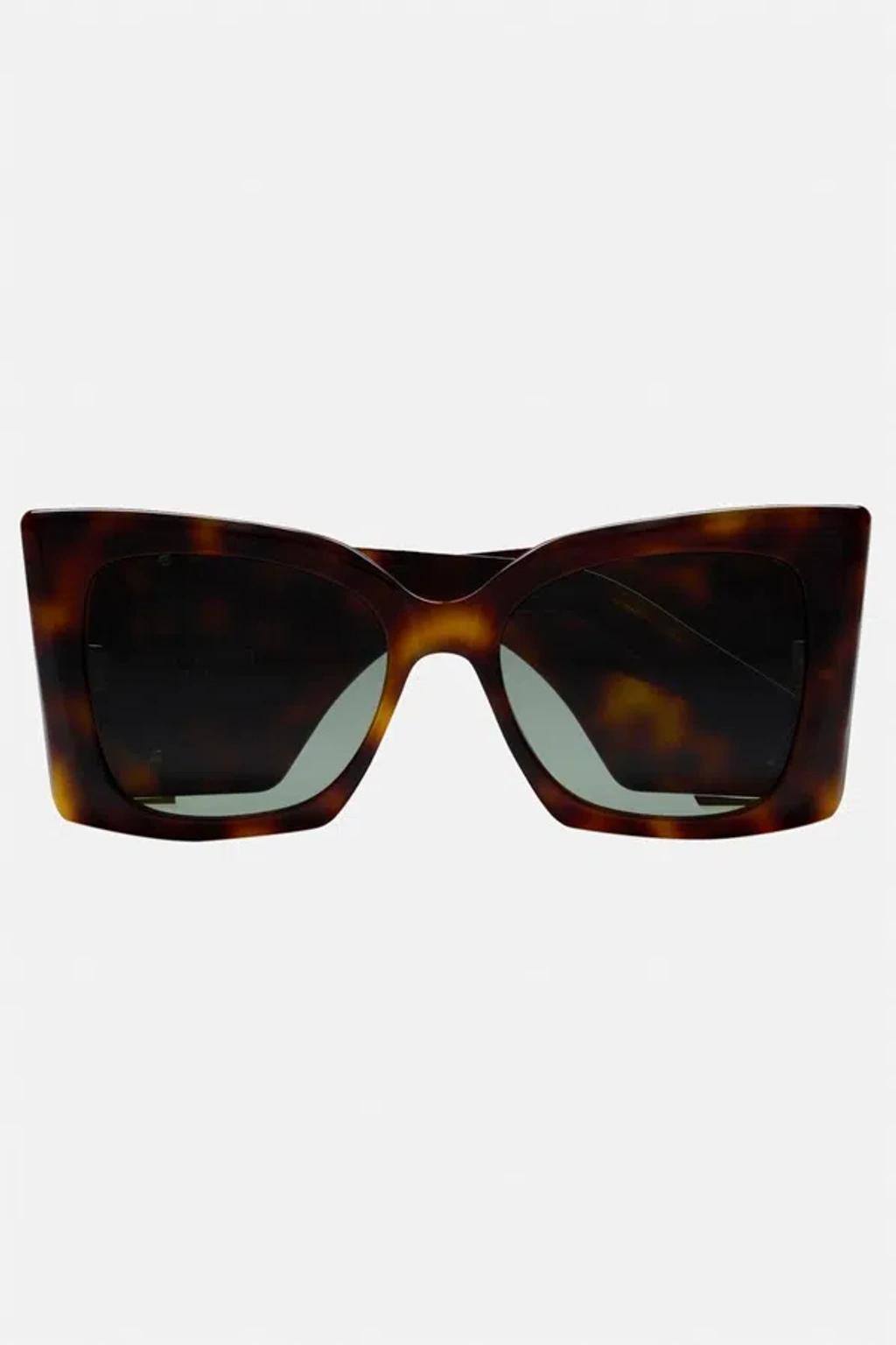 SAINT LAURENT Sunglasses In Medium Havana Product Image