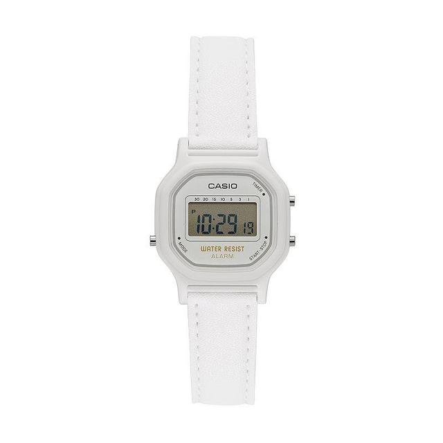 Casio Womens Classic Digital Chronograph Watch, White Product Image