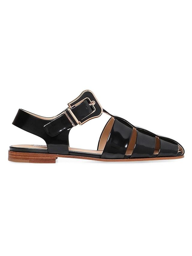 Womens Zoey Leather Sandals Product Image