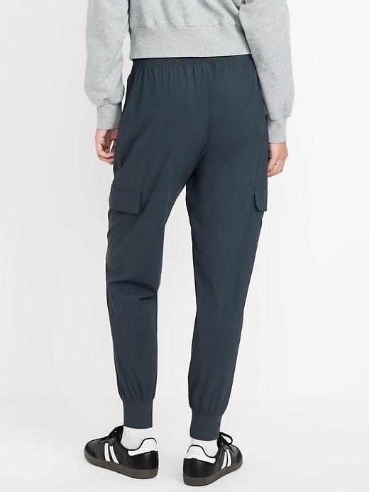 High-Waisted SleekTech Cargo Joggers Product Image