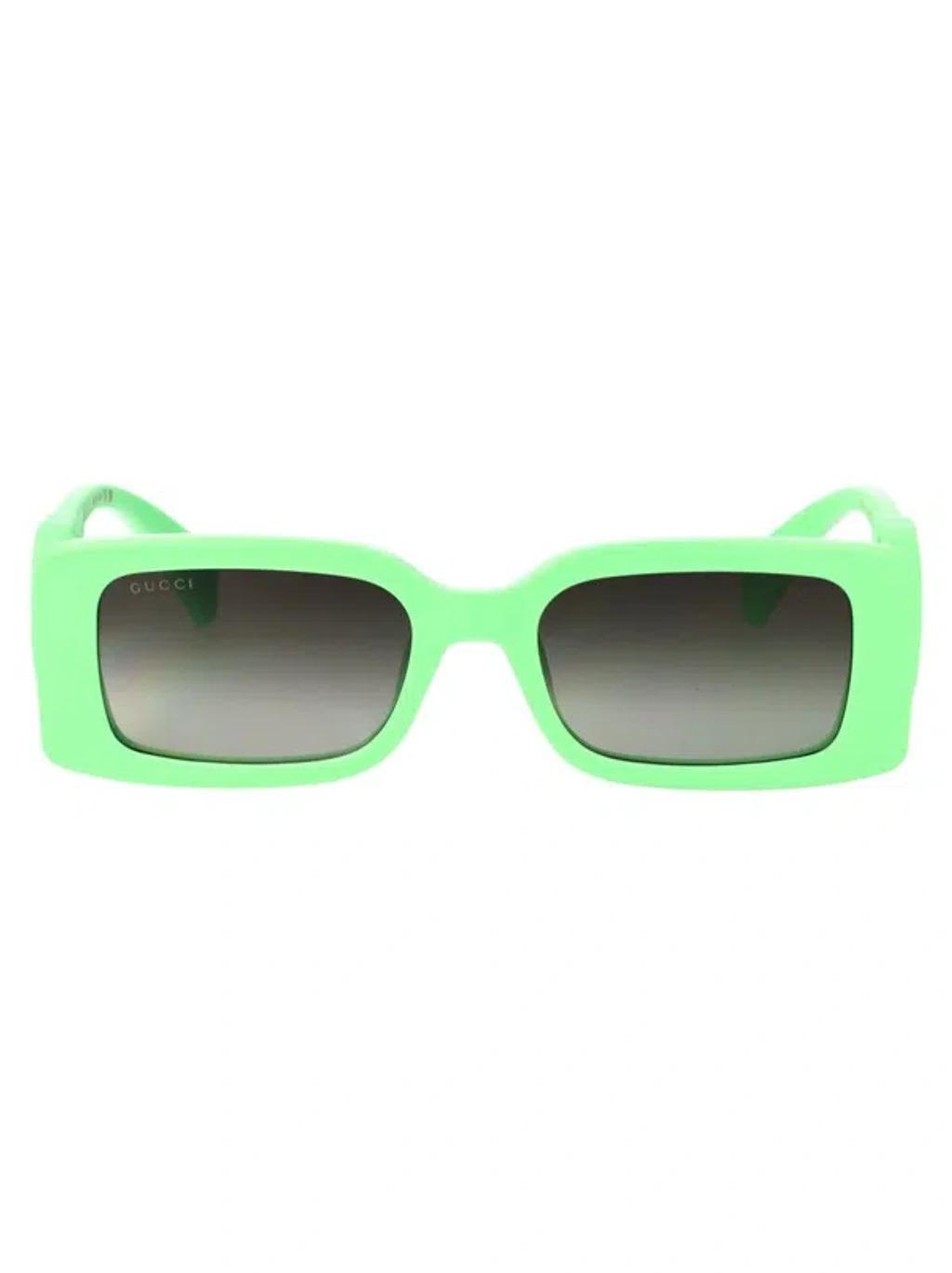 Sunglasses In 004 Green Green Green Product Image