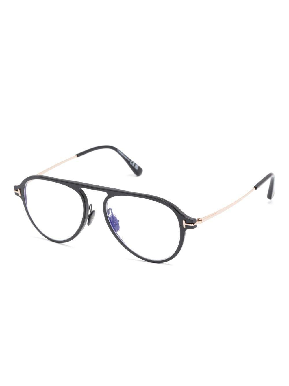 Pilot-frame Glasses In Gold Product Image