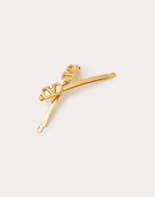 VLOGO SIGNATURE METAL HAIR CLIP  Product Image