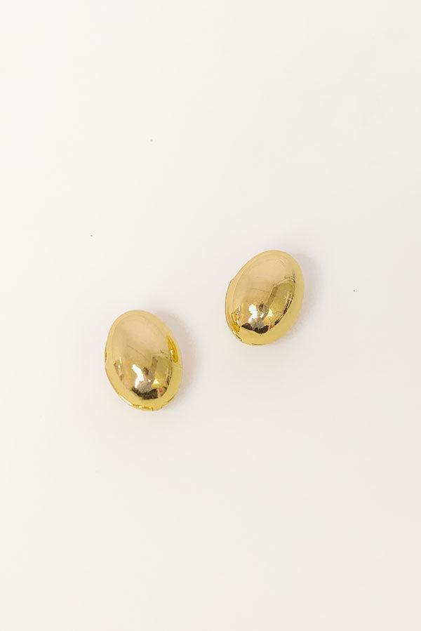 Golden Glow Huggie Earrings Product Image