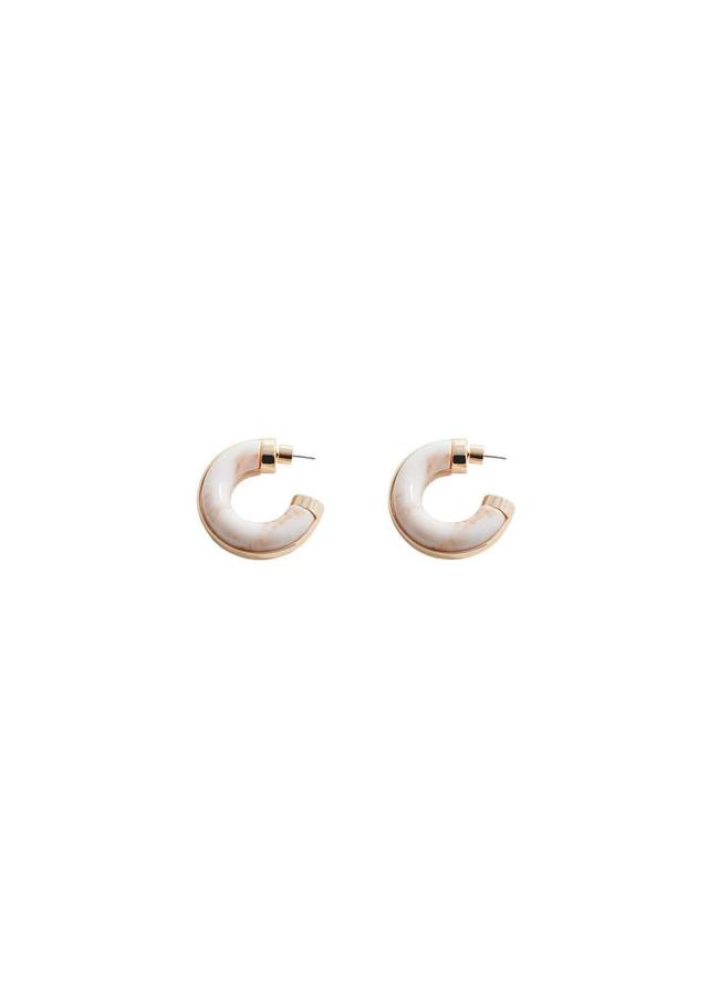 MANGO - Volume hoop earrings - One size - Women Product Image