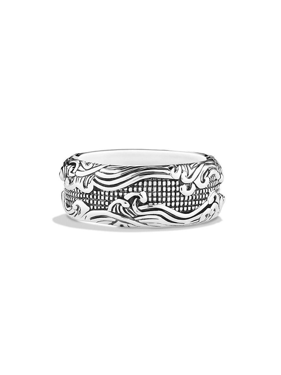 Mens Waves Band Ring Product Image