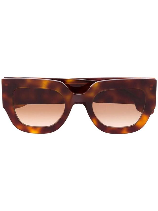 Square Tortoiseshell-acetate Sunglasses Product Image