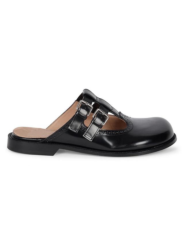 Mens Campo Leather Mary Jane Mules Product Image