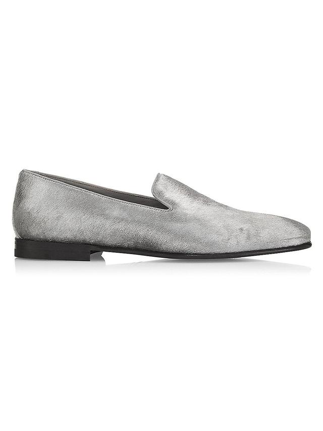 Mens Mario Metallic Suede Loafers Product Image