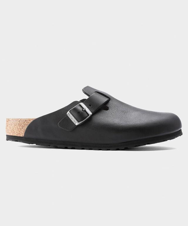 Birkenstock Boston Grip in Vintage Black Leather Product Image