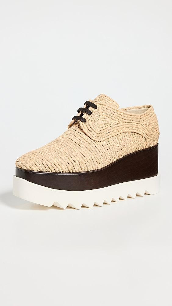 Stella McCartney Elyse Raffia Platform Sneakers | Shopbop Product Image