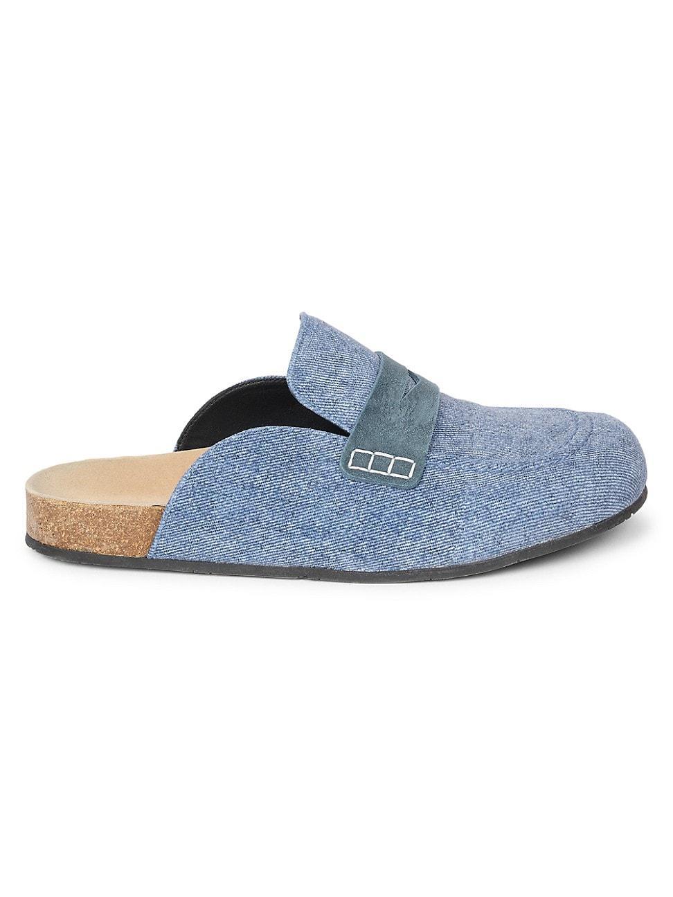 Mens Velvet Mules Product Image