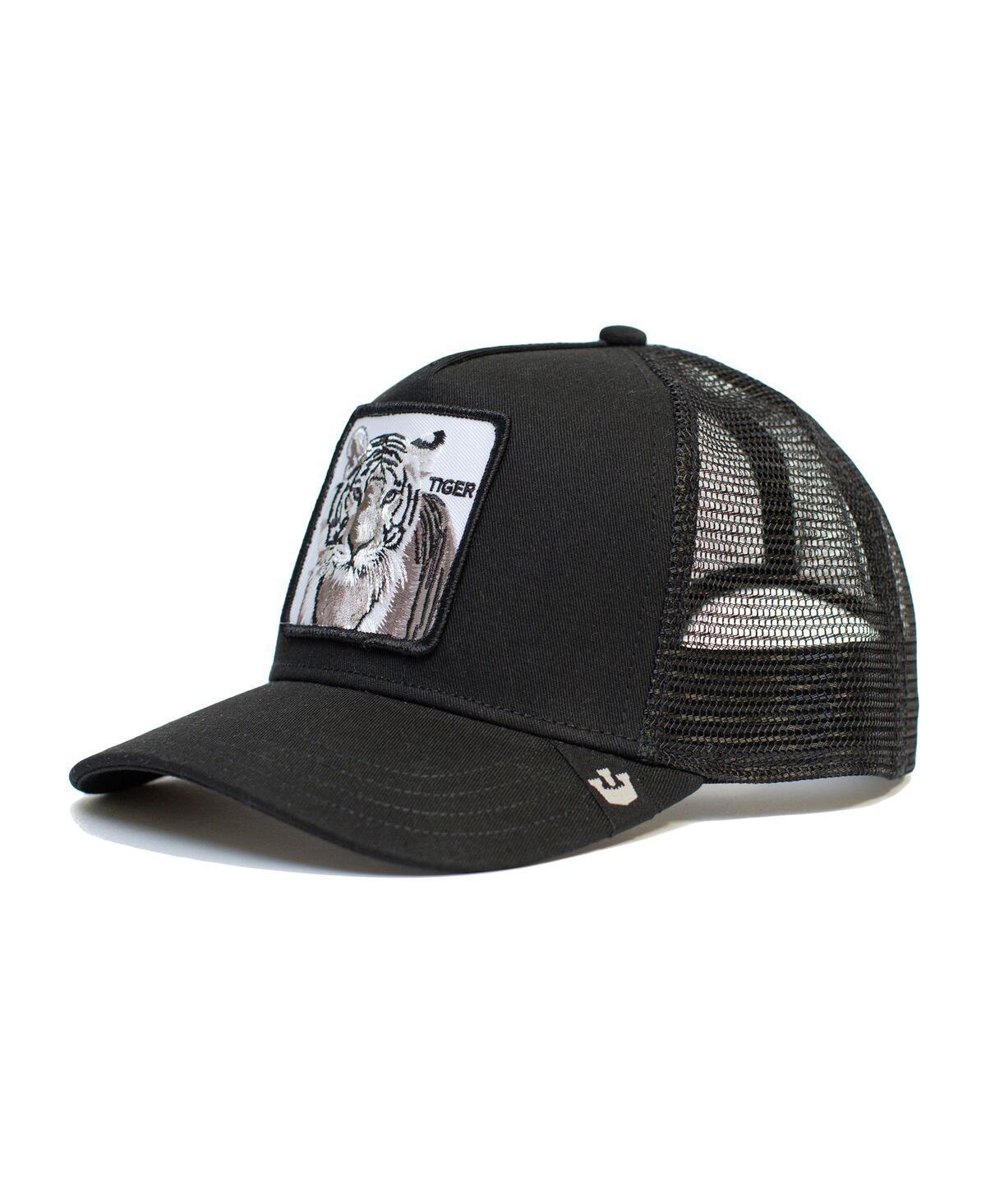 Goorin Bros. Mens Black White Tiger Trucker Adjustable Hat Product Image