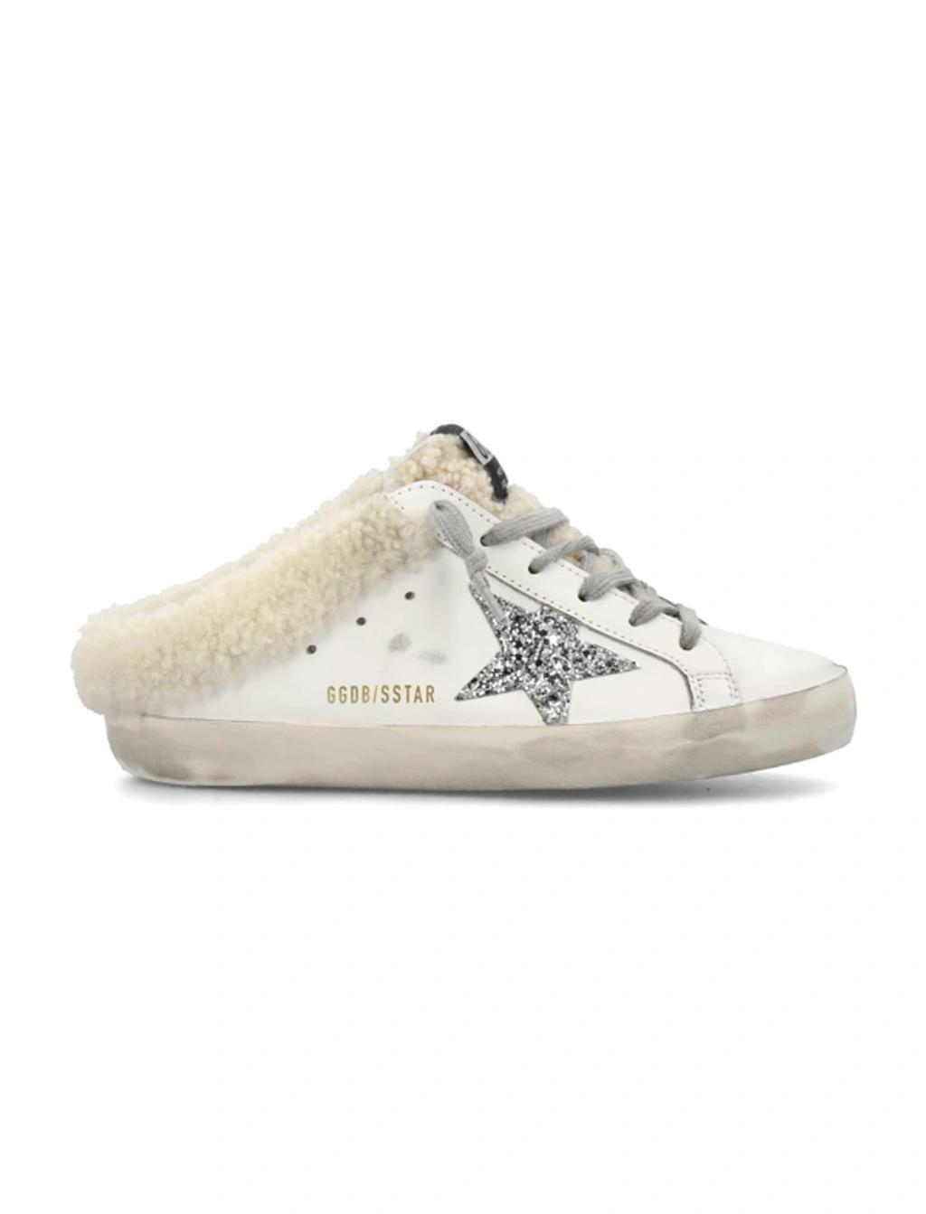 Superstar Sneakers In White/silver/beige product image