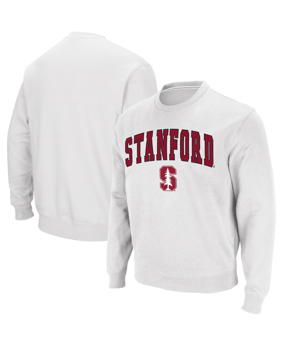 Mens Colosseum Stanford Cardinal Arch & Logo Crew Neck Sweatshirt Product Image