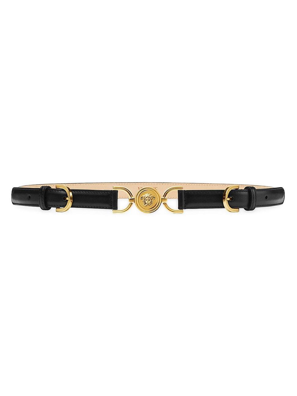 Womens Medusa Leather Belt Product Image