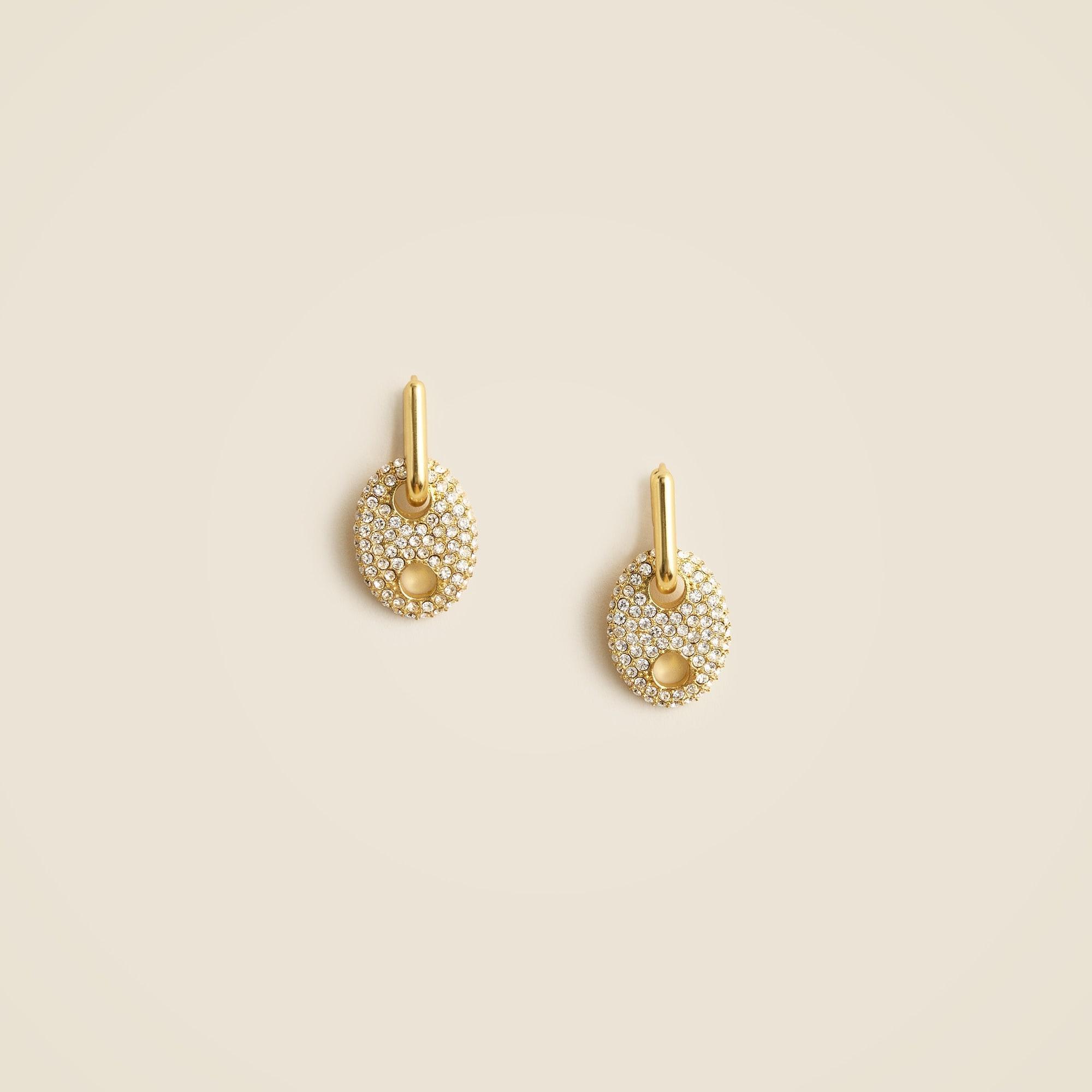 Pavé link earrings Product Image