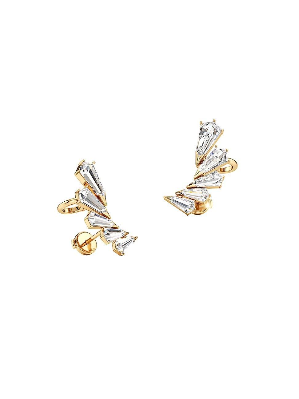 Womens Phoenix 18K Yellow Gold & 2.80 TCW Lab-Grown Diamond Small Wing Stud Earrings Product Image