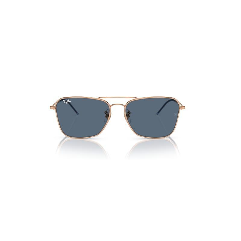 MANGO MAN - Rounded sunglasses ochre - One size - Men Product Image