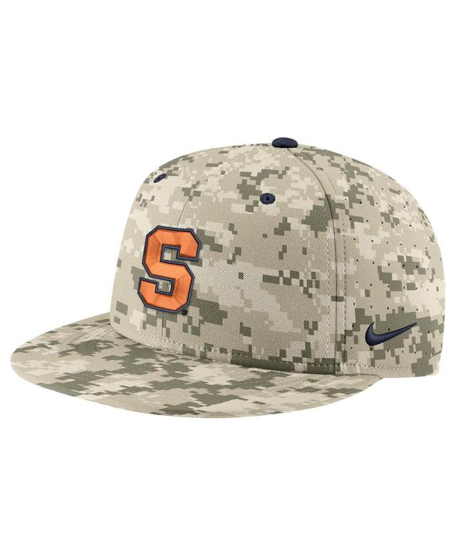 Mens Nike Camo Syracuse Orange Aero True Baseball Performance Fitted Hat Product Image