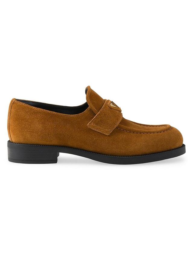 Womens Suede Loafers Product Image