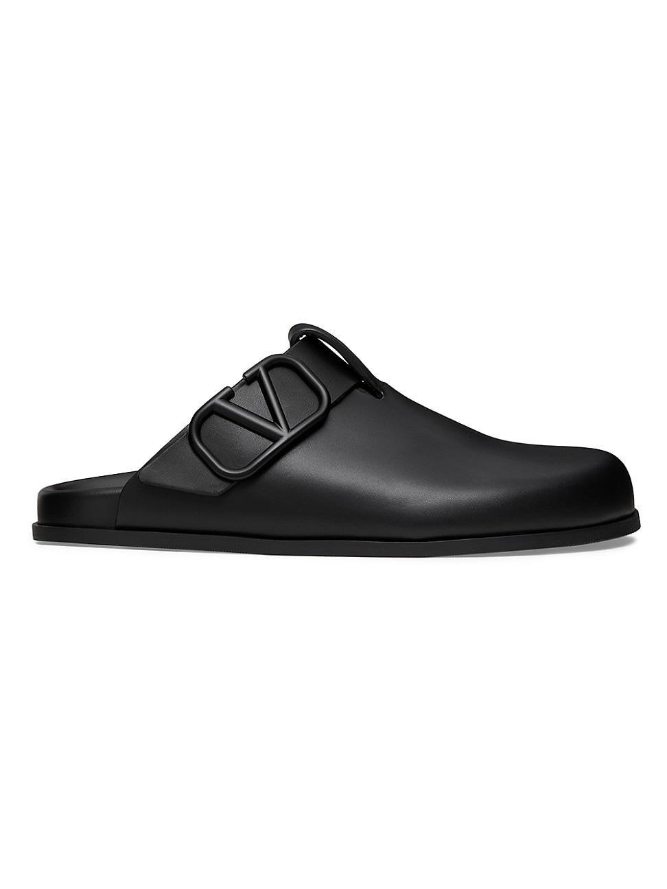 Mens VLogo Leather Clogs Product Image