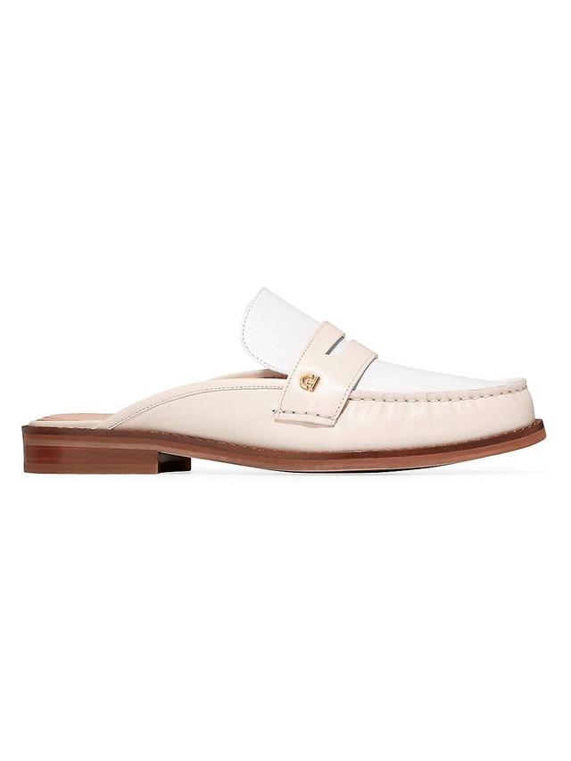 Womens Lux Pinch Penny Leather Loafer Mules Product Image