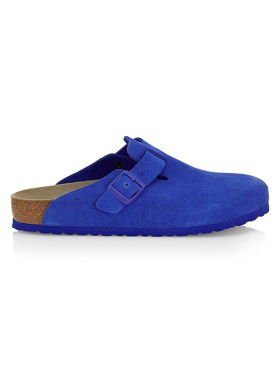 Mens Boston Buckle Suede Mules Product Image