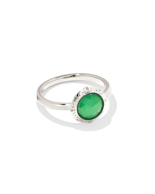 Sage Sterling Silver Statement Ring in Chrysoprase Product Image