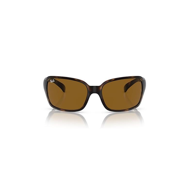 Ray-Ban Womens 0RB4068 60mm Havana Rectangle Sunglasses Product Image