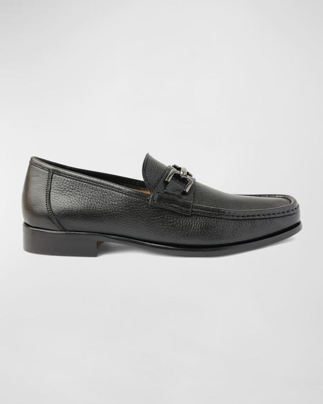 Men's Trieste Horse-Bit Leather Loafers Product Image