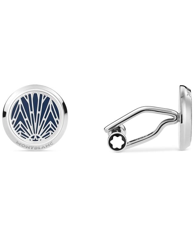 Mens Meisterstuck The Origin Stainless Steel Cufflinks Product Image