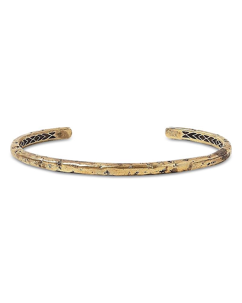 John Varvatos Distressed Brass Cuff Bracelet Product Image