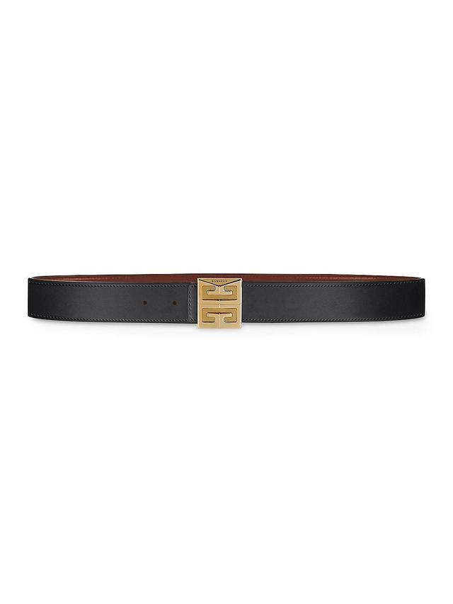 Mens 4G Reversible Belt in 4G Leather Product Image