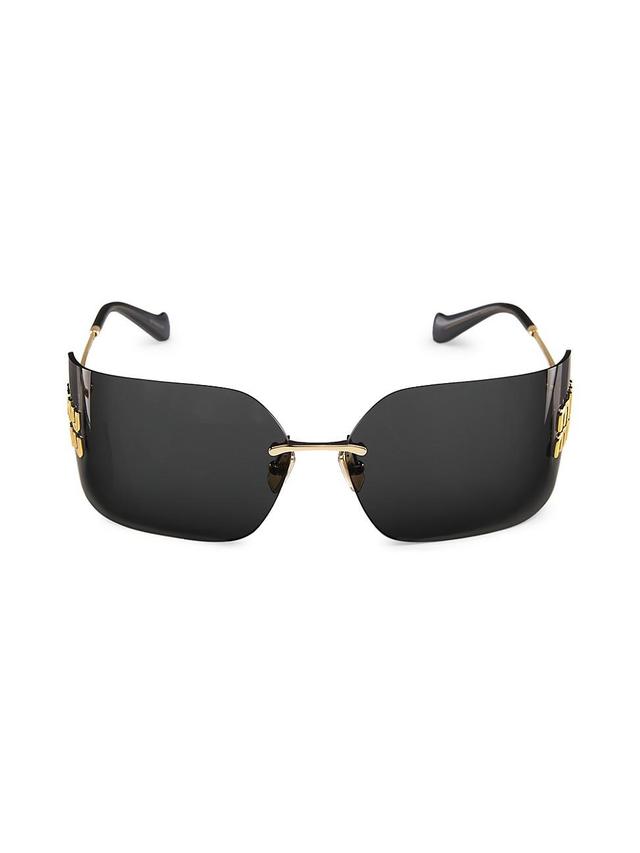 Womens 80MM Shield Sunglasses Product Image