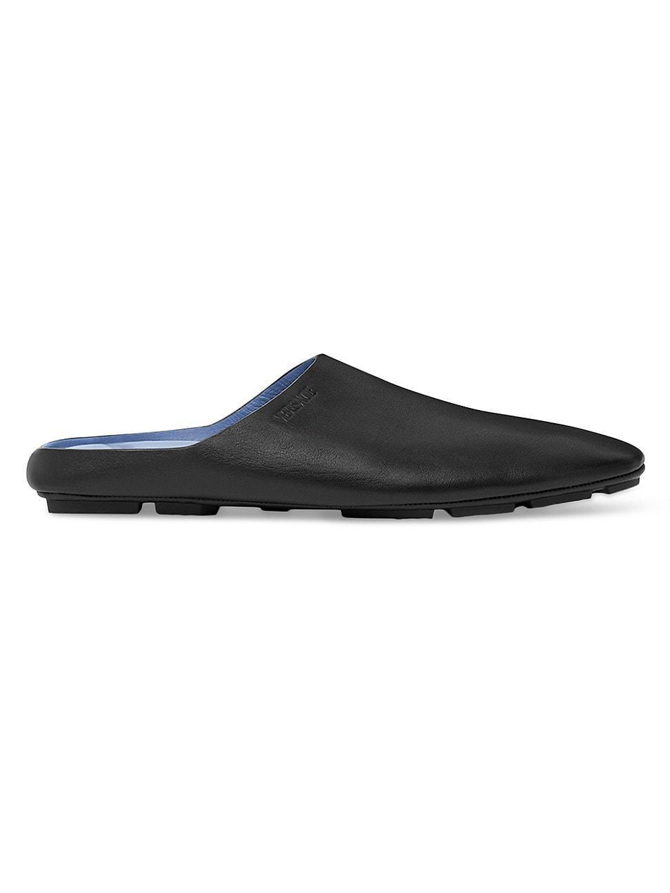 Mens Villa Leather Slippers Product Image