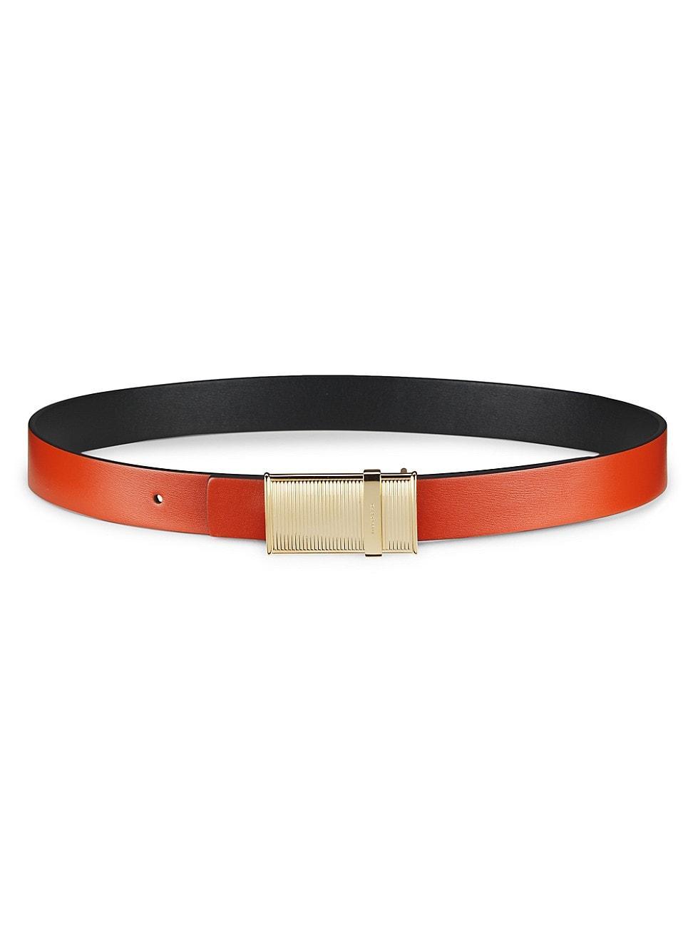 Womens Reversible Leather Belt Product Image