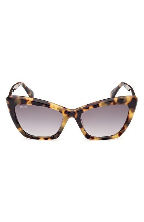 Max Mara 57mm Gradient Cat Eye Sunglasses Product Image