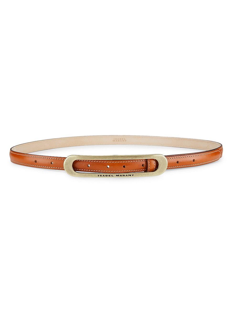 Womens Leyden Leather Belt Product Image