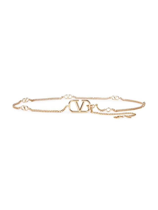 Vlogo Signature Chain Belt In Gold Product Image