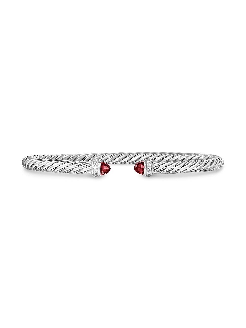 Womens Cablespira Flex Bracelet in Sterling Silver Product Image