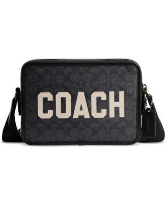 Men's Charter Signature-Print Crossbody Bag Product Image